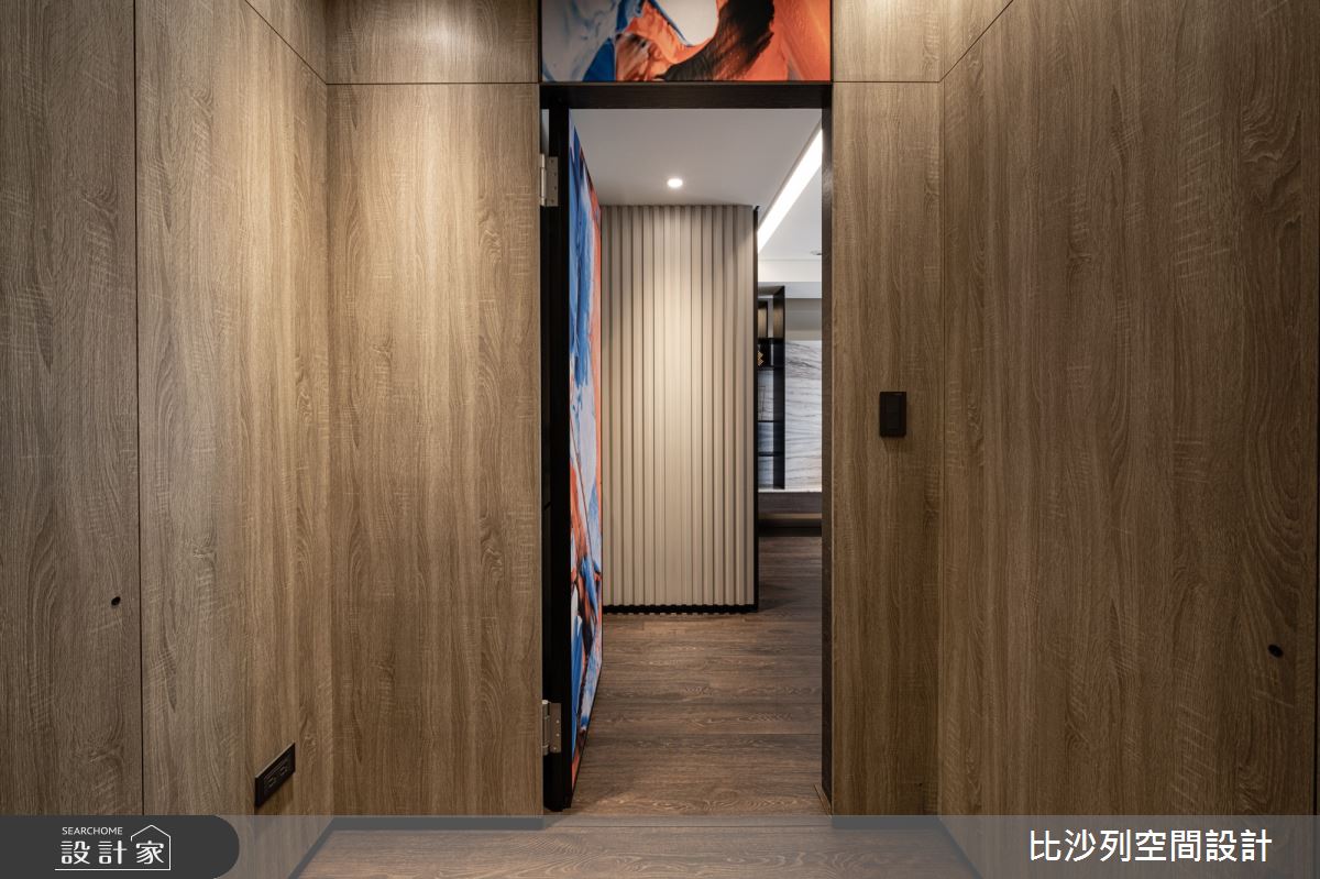 90坪新成屋(5年以下)＿現代風走廊案例圖片＿比沙列空間設計＿比沙列_07之32