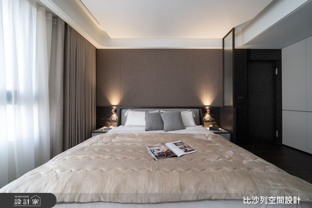 90坪新成屋(5年以下)＿現代風臥室案例圖片＿比沙列空間設計＿比沙列_07之36