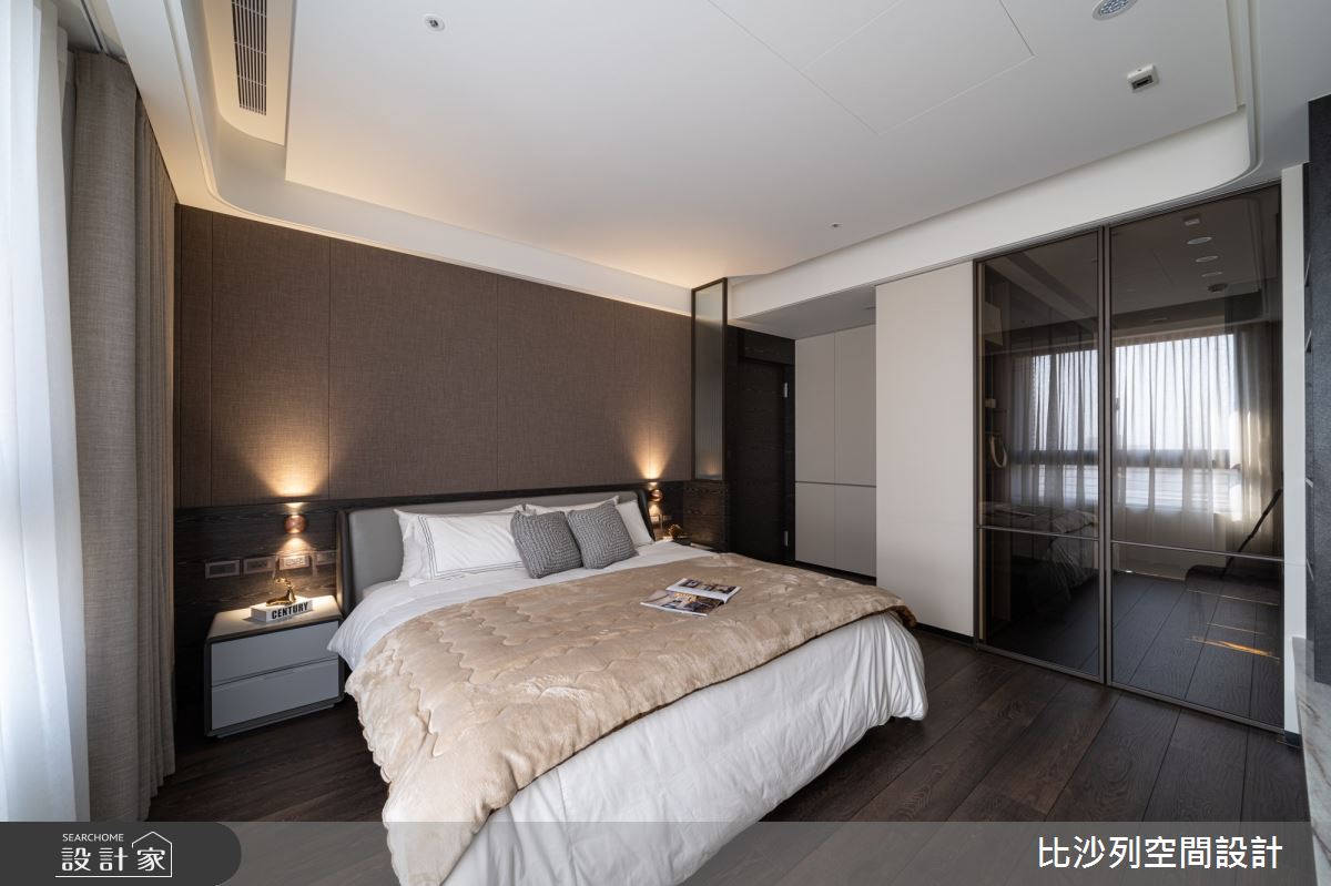 90坪新成屋(5年以下)＿現代風臥室案例圖片＿比沙列空間設計＿比沙列_07之38