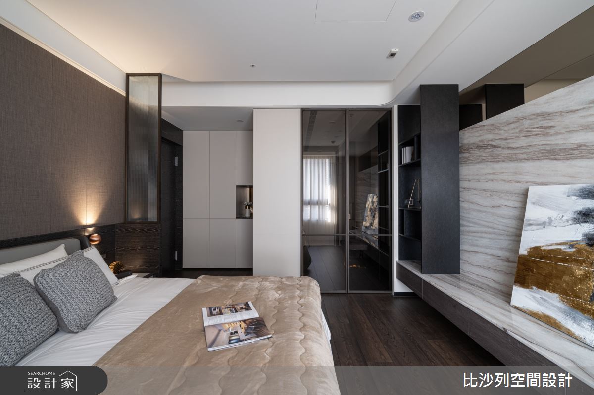 90坪新成屋(5年以下)＿現代風臥室案例圖片＿比沙列空間設計＿比沙列_07之39