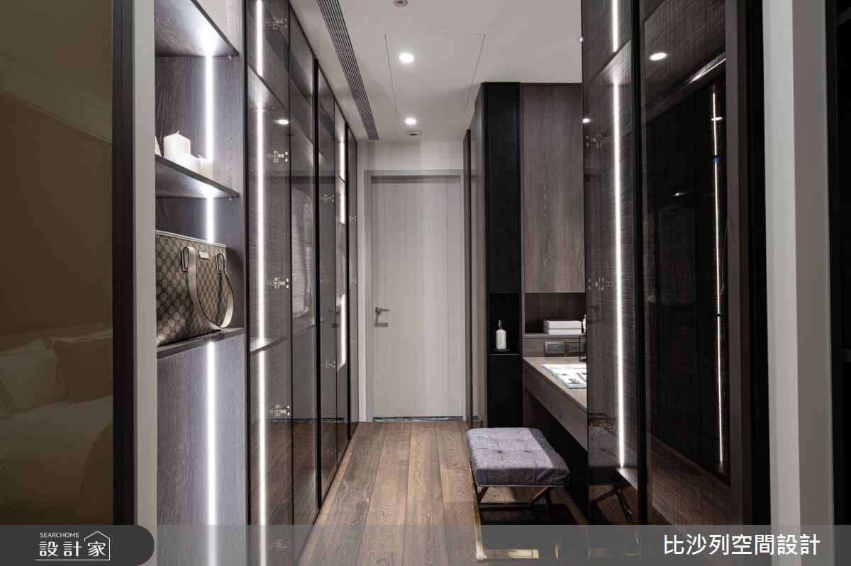 90坪新成屋(5年以下)＿現代風更衣間案例圖片＿比沙列空間設計＿比沙列_07之41