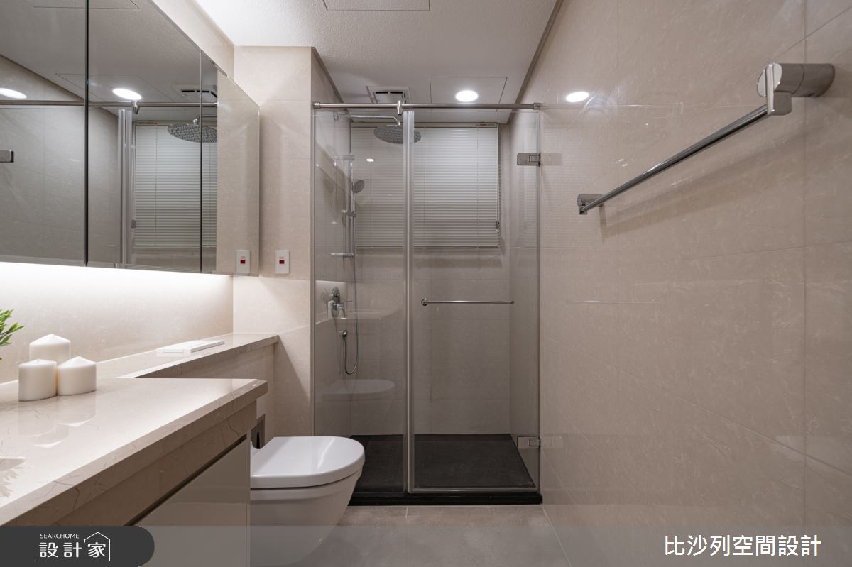 90坪新成屋(5年以下)＿現代風浴室案例圖片＿比沙列空間設計＿比沙列_07之56