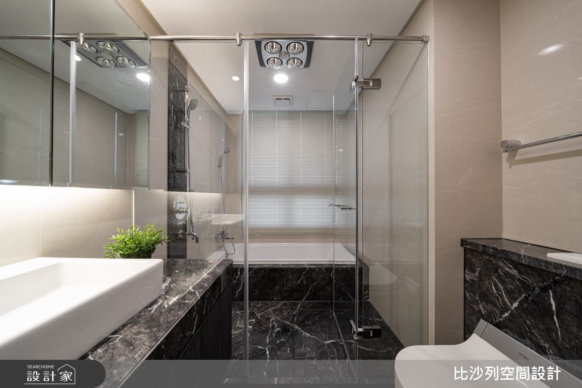 90坪新成屋(5年以下)＿現代風浴室案例圖片＿比沙列空間設計＿比沙列_07之66