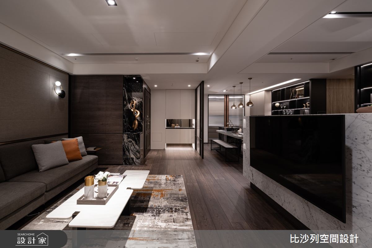 90坪新成屋(5年以下)＿現代風客廳案例圖片＿比沙列空間設計＿比沙列_07之73