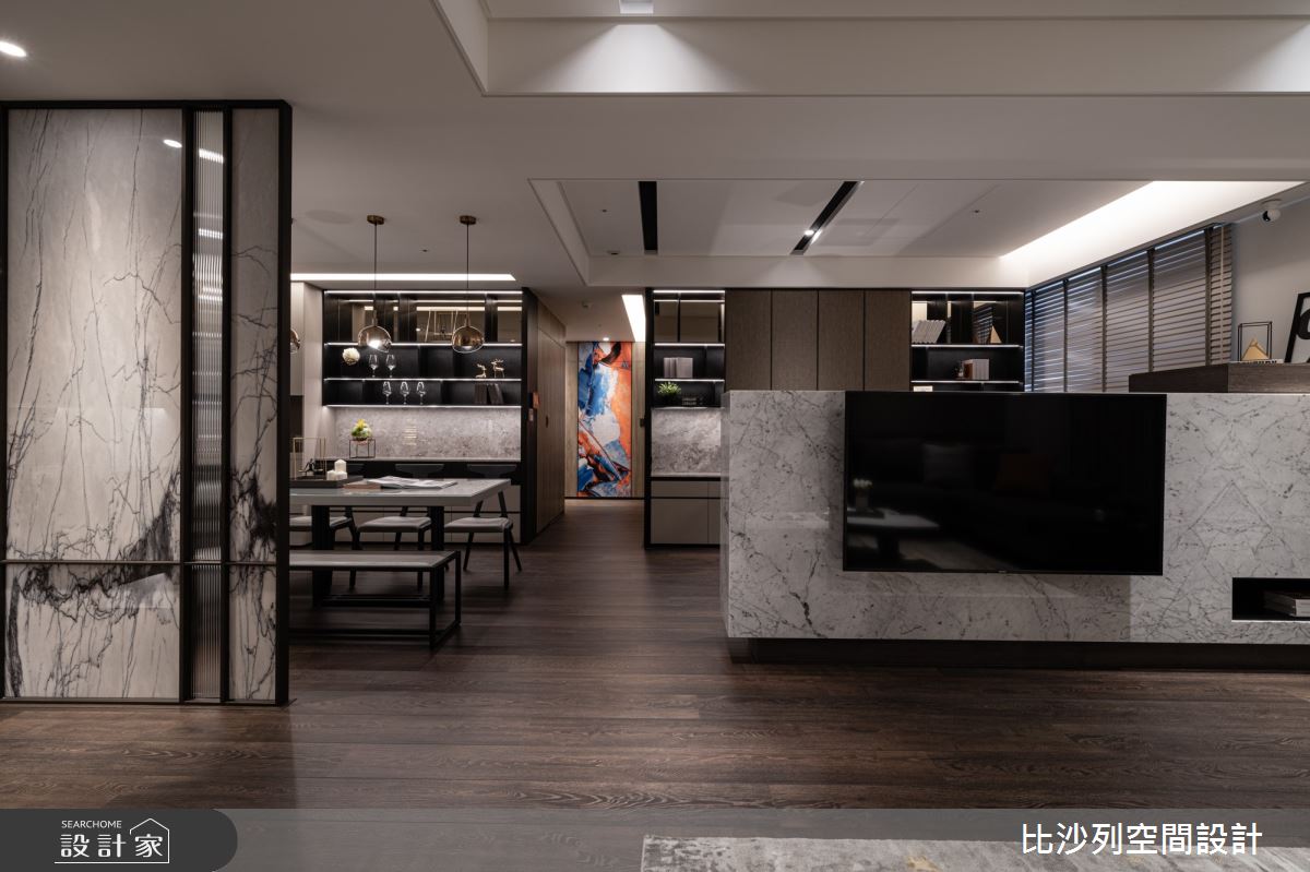 90坪新成屋(5年以下)＿現代風客廳餐廳案例圖片＿比沙列空間設計＿比沙列_07之74