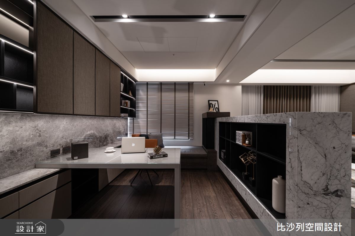 90坪新成屋(5年以下)＿現代風書房案例圖片＿比沙列空間設計＿比沙列_07之76