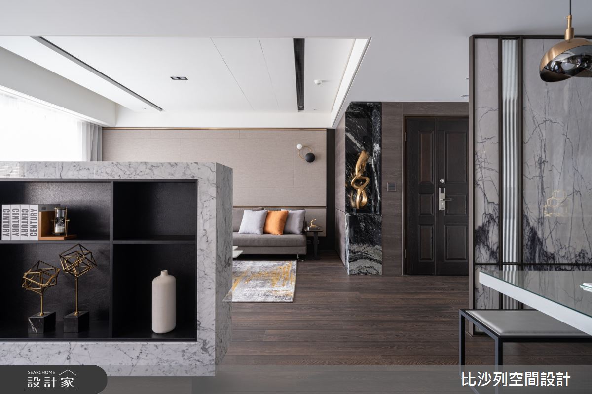 90坪新成屋(5年以下)＿現代風客廳書房案例圖片＿比沙列空間設計＿比沙列_07之15