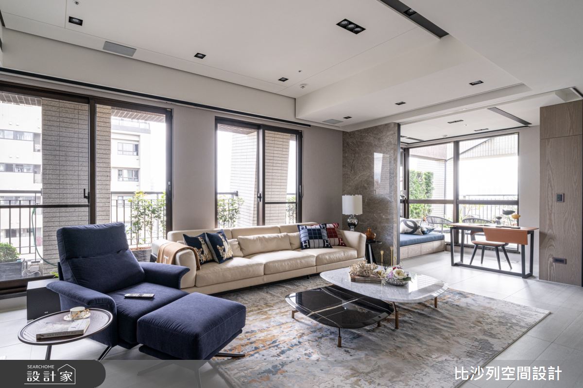 40坪新成屋(5年以下)＿現代風客廳案例圖片＿比沙列空間設計＿比沙列_08之5