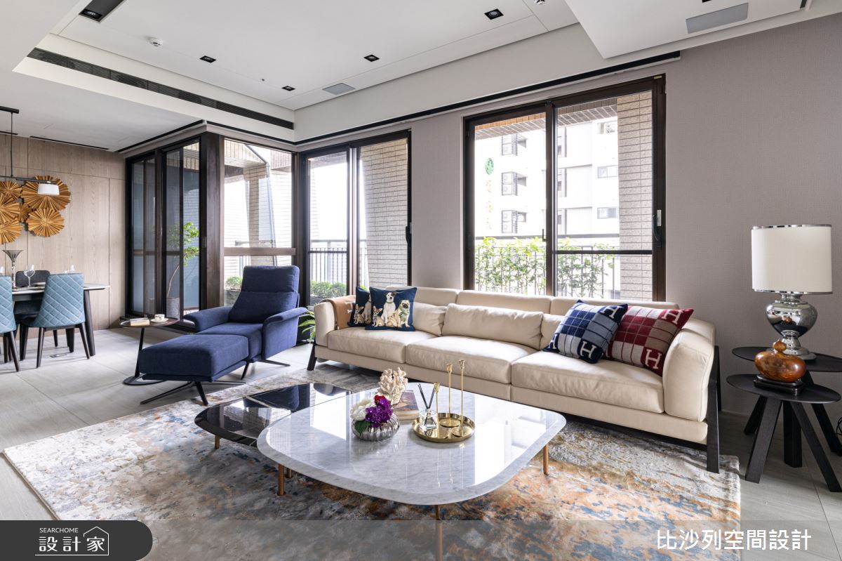 40坪新成屋(5年以下)＿現代風客廳案例圖片＿比沙列空間設計＿比沙列_08之6