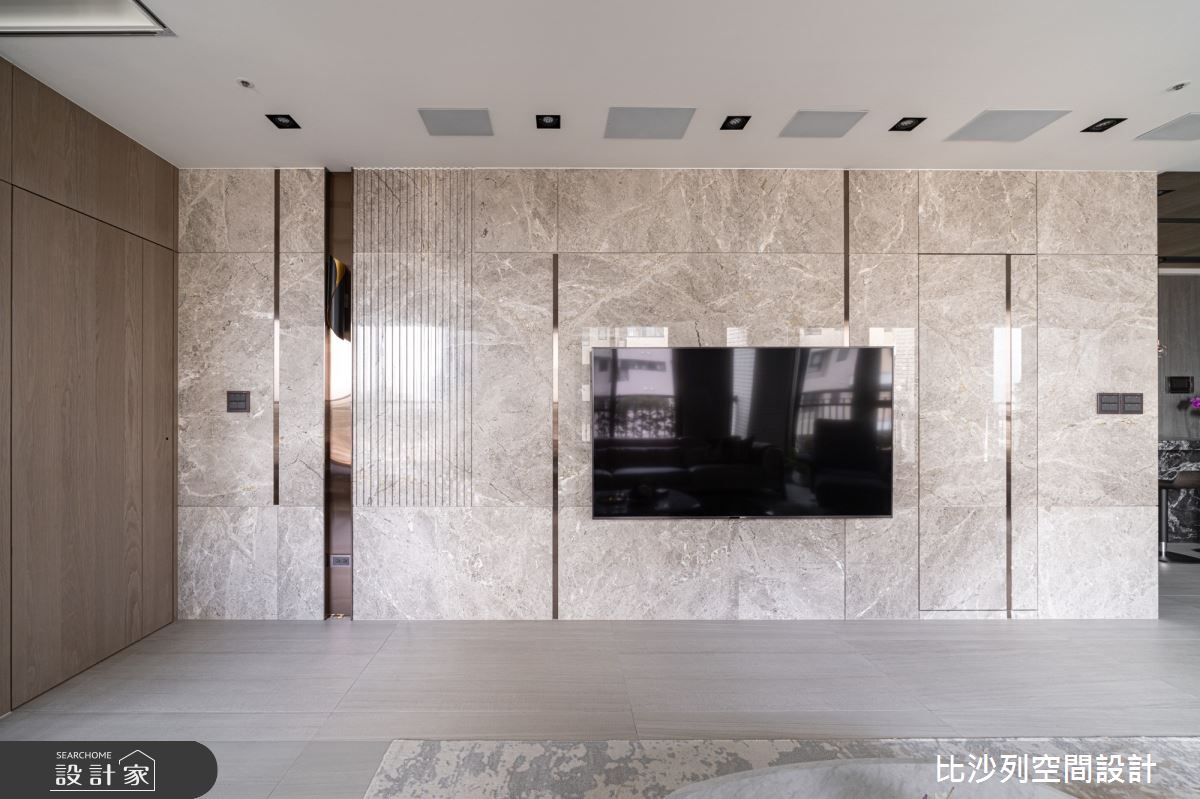 40坪新成屋(5年以下)＿現代風客廳案例圖片＿比沙列空間設計＿比沙列_08之8