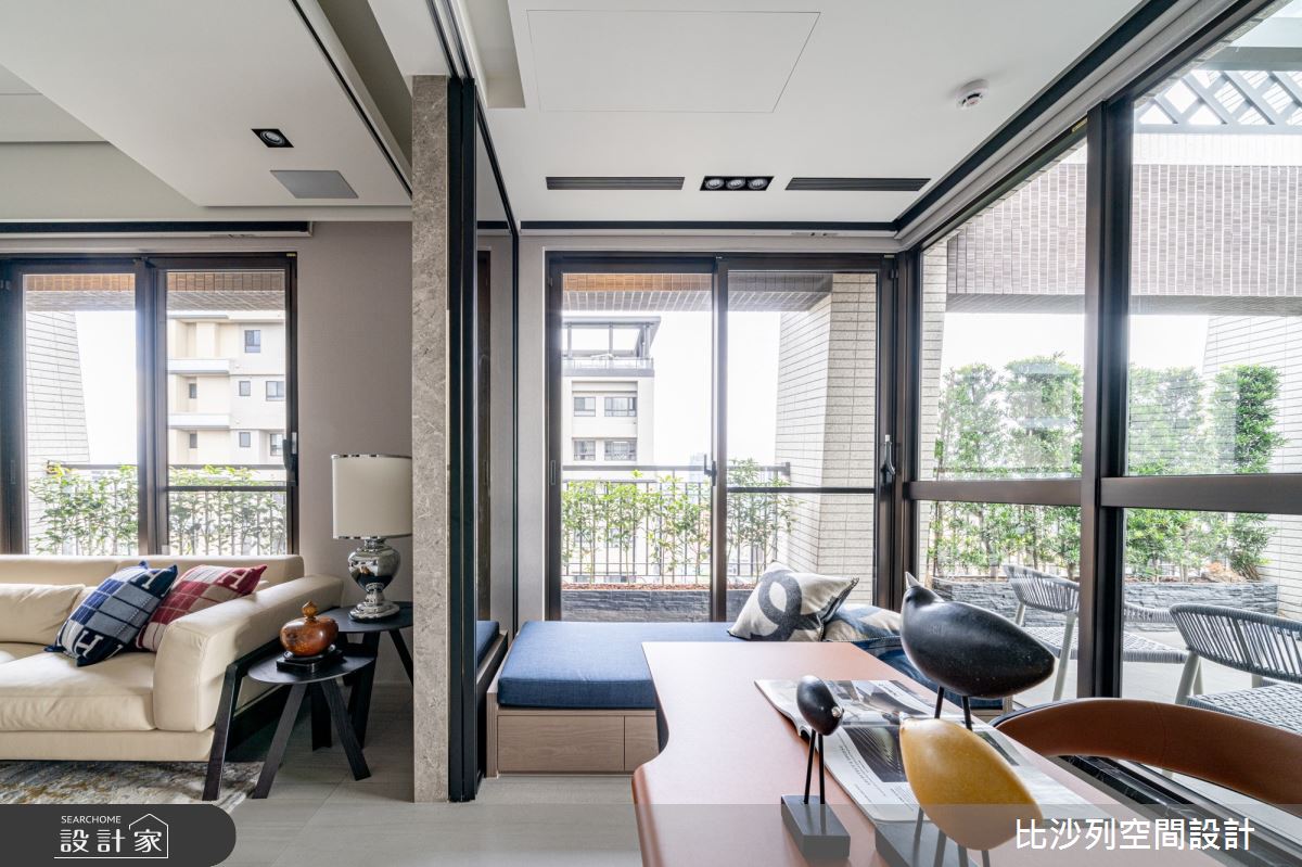 40坪新成屋(5年以下)＿現代風書房臥榻案例圖片＿比沙列空間設計＿比沙列_08之11