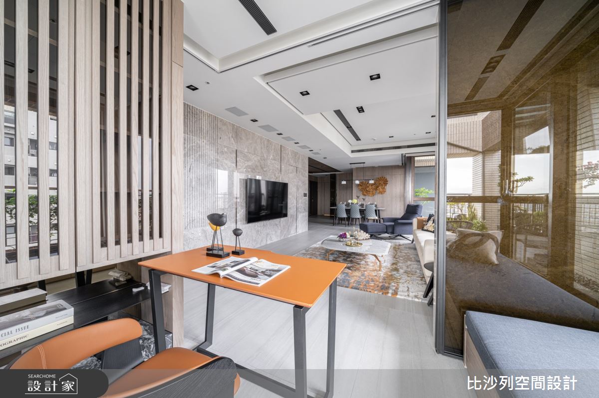 40坪新成屋(5年以下)＿現代風書房臥榻案例圖片＿比沙列空間設計＿比沙列_08之12