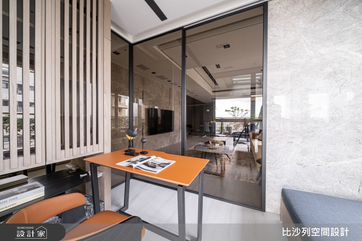 40坪新成屋(5年以下)＿現代風書房臥榻案例圖片＿比沙列空間設計＿比沙列_08之13