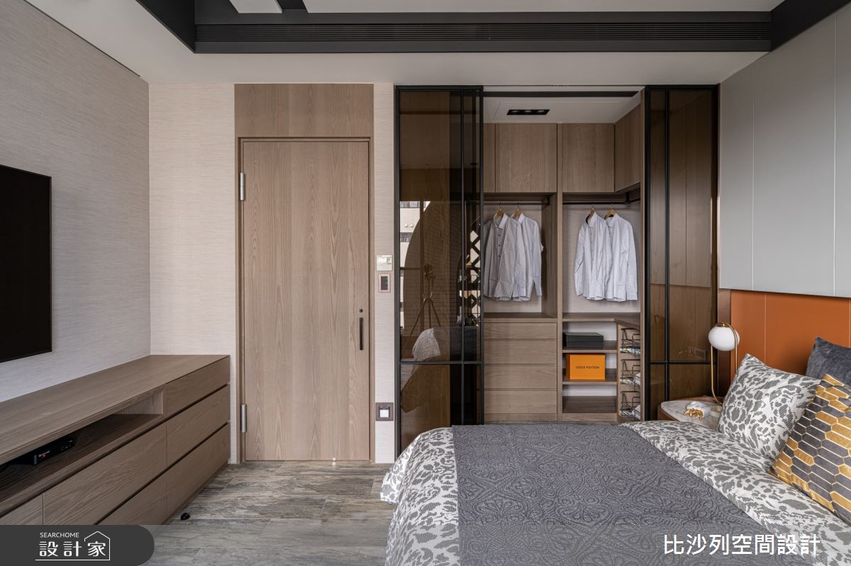 40坪新成屋(5年以下)＿現代風臥室案例圖片＿比沙列空間設計＿比沙列_08之23