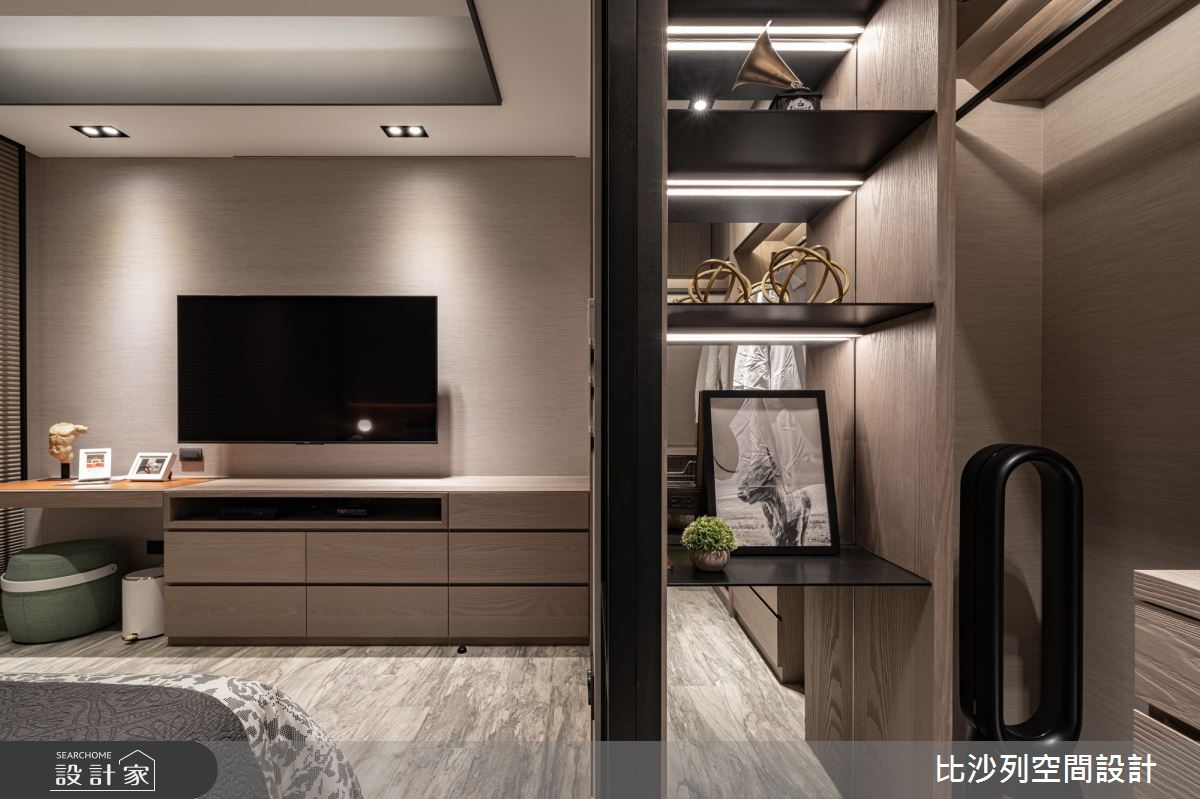 40坪新成屋(5年以下)＿現代風臥室案例圖片＿比沙列空間設計＿比沙列_08之25