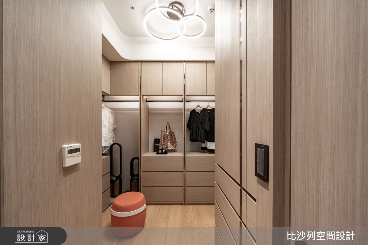 40坪新成屋(5年以下)＿現代風更衣間案例圖片＿比沙列空間設計＿比沙列_08之34