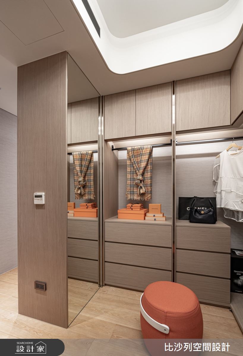 40坪新成屋(5年以下)＿現代風更衣間案例圖片＿比沙列空間設計＿比沙列_08之35