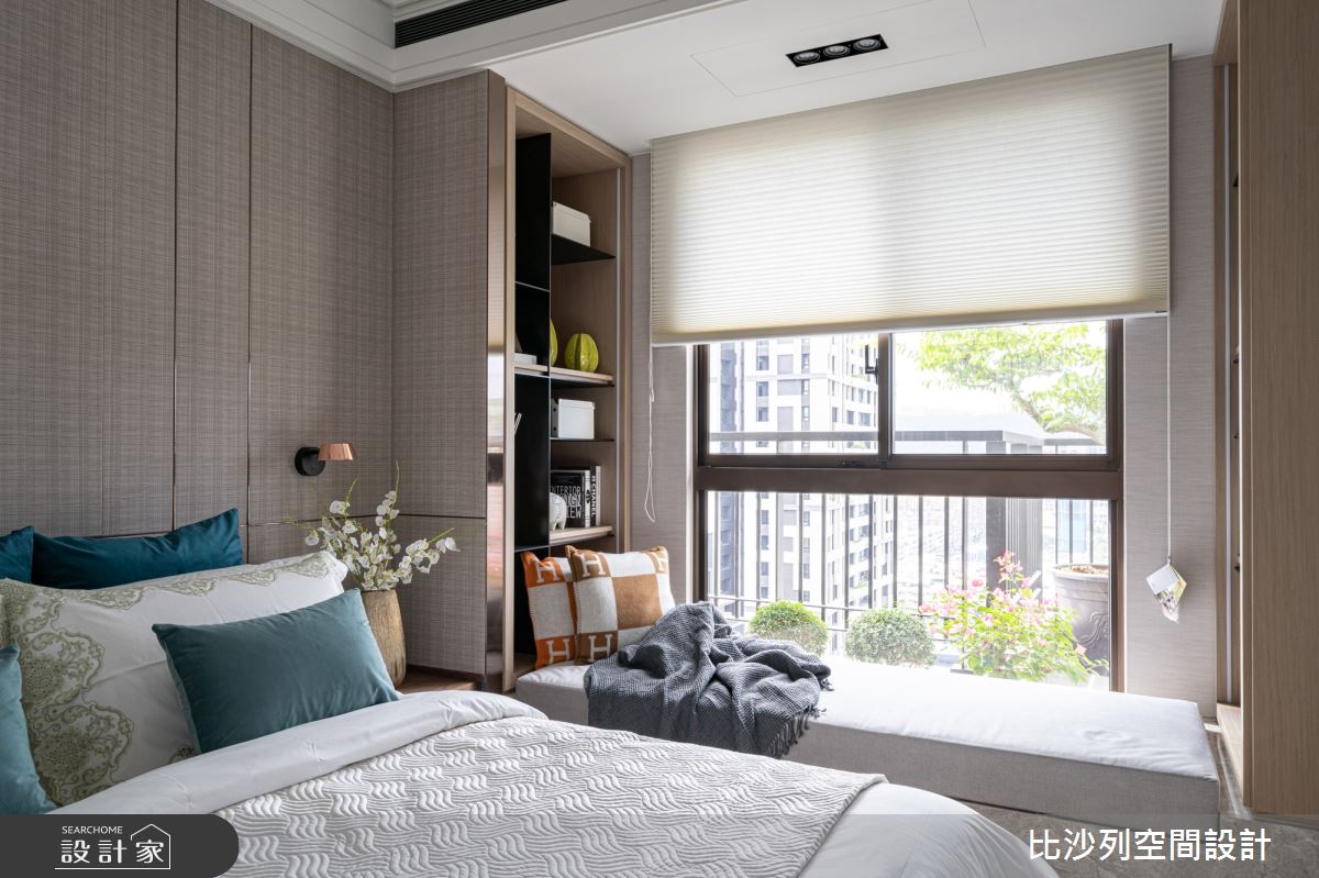 40坪新成屋(5年以下)＿現代風臥室案例圖片＿比沙列空間設計＿比沙列_08之40