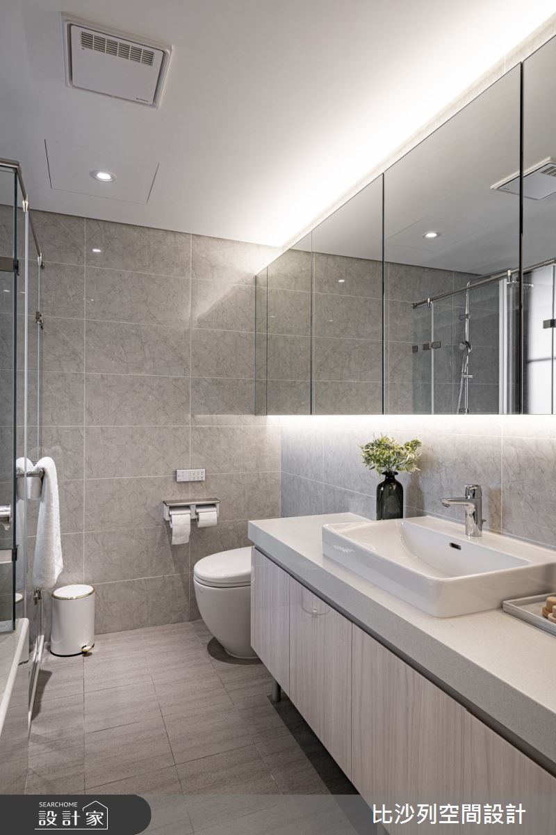 40坪新成屋(5年以下)＿現代風浴室案例圖片＿比沙列空間設計＿比沙列_08之48