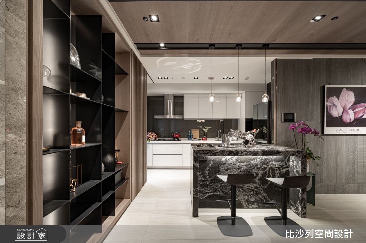 40坪新成屋(5年以下)＿現代風吧檯案例圖片＿比沙列空間設計＿比沙列_08之55