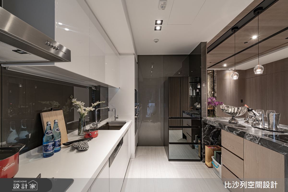 40坪新成屋(5年以下)＿現代風廚房案例圖片＿比沙列空間設計＿比沙列_08之56