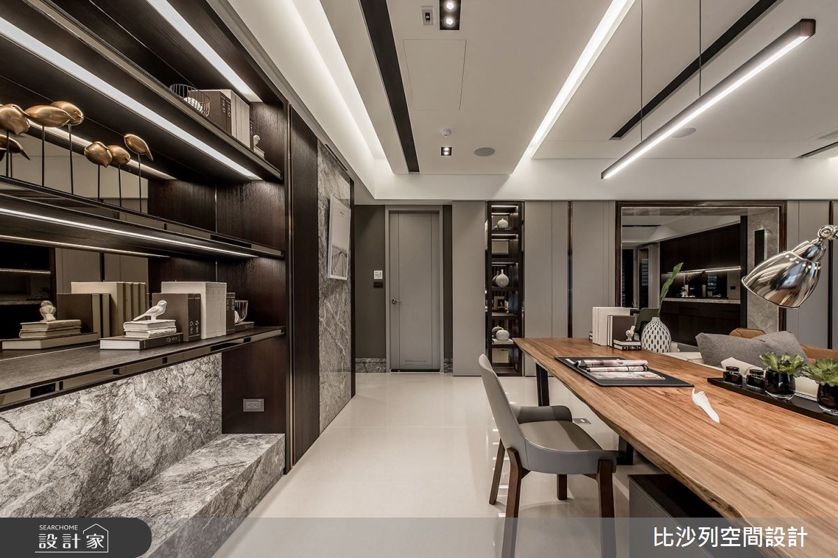 46坪新成屋(5年以下)＿現代風書房臥榻案例圖片＿比沙列空間設計＿比沙列_09之13