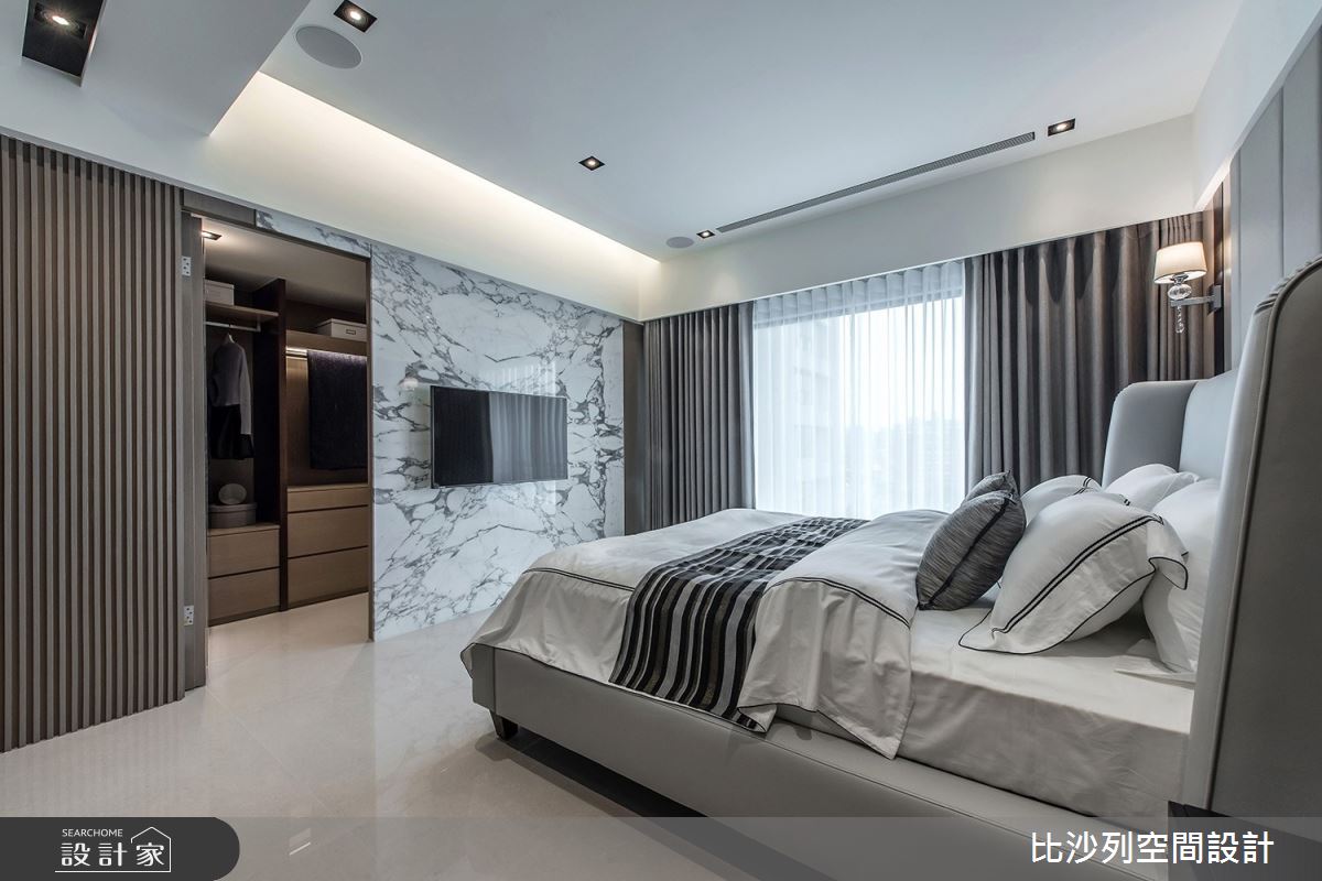 46坪新成屋(5年以下)＿現代風臥室案例圖片＿比沙列空間設計＿比沙列_09之26