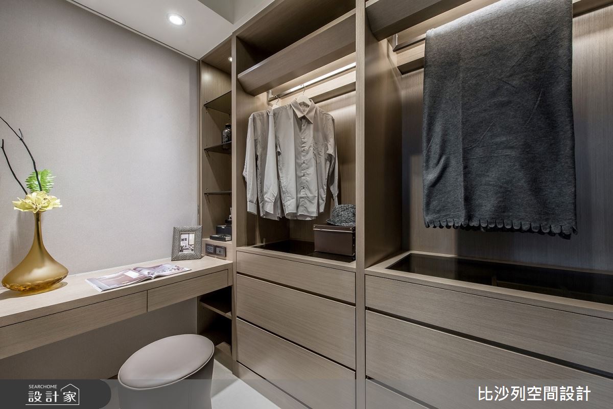 46坪新成屋(5年以下)＿現代風更衣間案例圖片＿比沙列空間設計＿比沙列_09之31