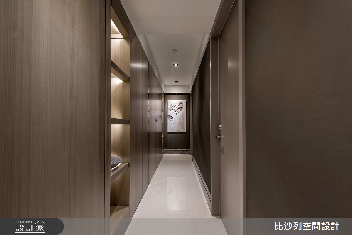 46坪新成屋(5年以下)＿現代風走廊案例圖片＿比沙列空間設計＿比沙列_09之39