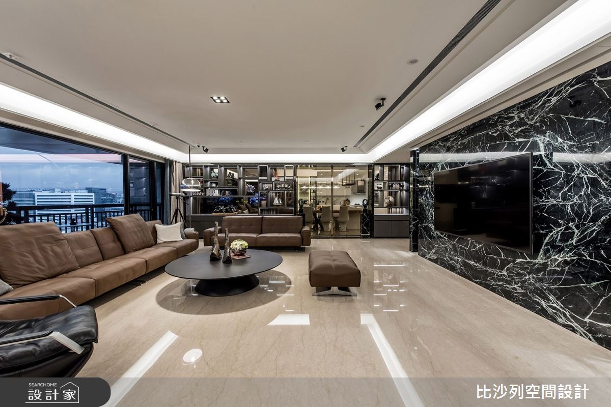 70坪新成屋(5年以下)＿現代風客廳案例圖片＿比沙列空間設計＿比沙列_10之4