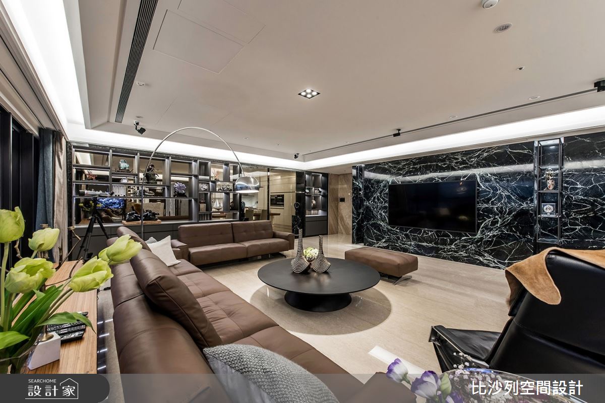 70坪新成屋(5年以下)＿現代風客廳案例圖片＿比沙列空間設計＿比沙列_10之6