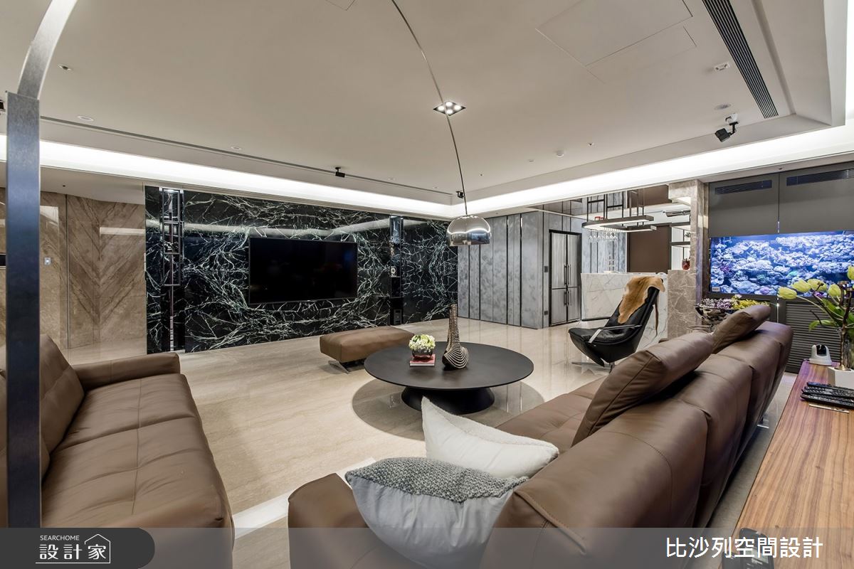 70坪新成屋(5年以下)＿現代風客廳案例圖片＿比沙列空間設計＿比沙列_10之8