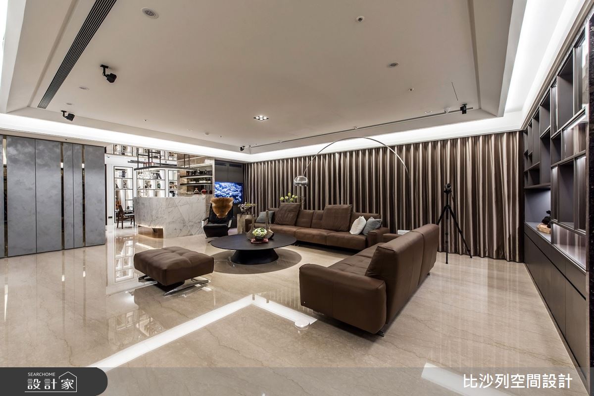 70坪新成屋(5年以下)＿現代風客廳案例圖片＿比沙列空間設計＿比沙列_10之11