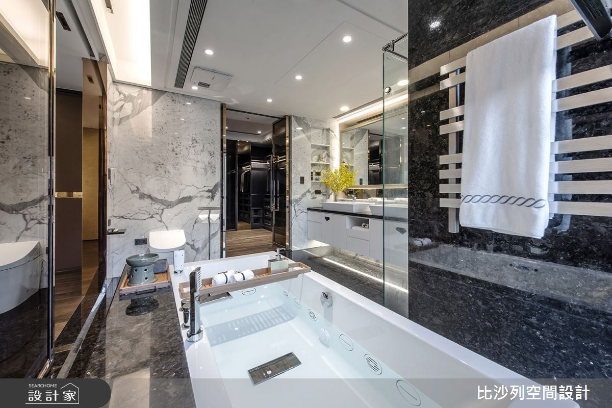 70坪新成屋(5年以下)＿現代風浴室案例圖片＿比沙列空間設計＿比沙列_10之45