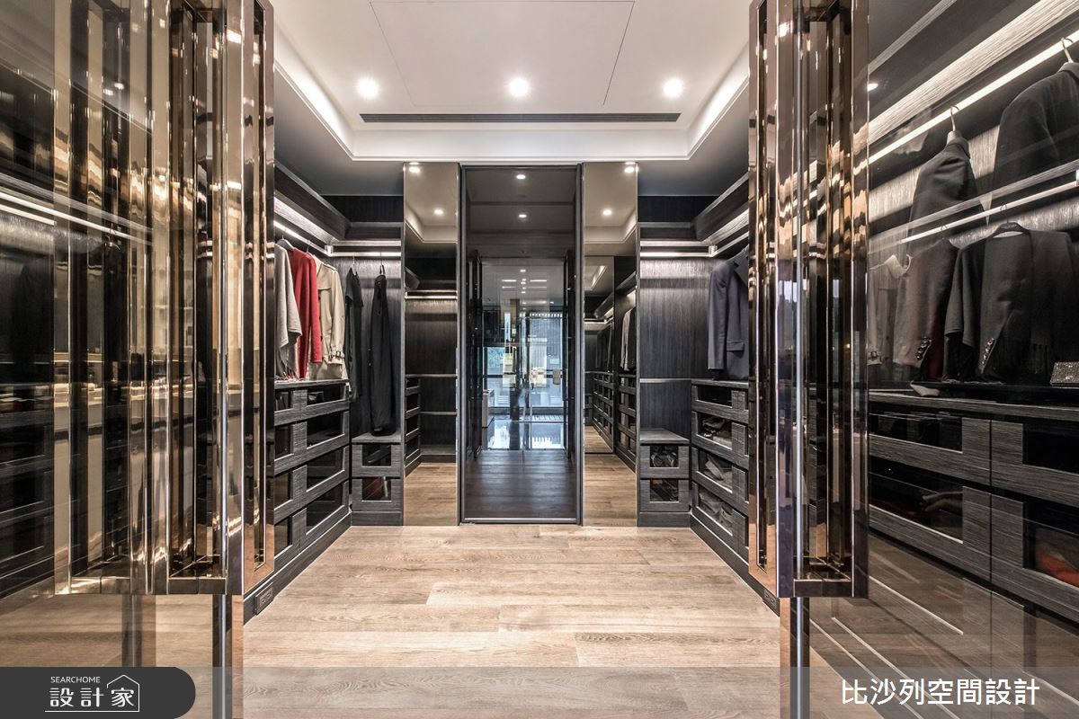 70坪新成屋(5年以下)＿現代風更衣間案例圖片＿比沙列空間設計＿比沙列_10之47