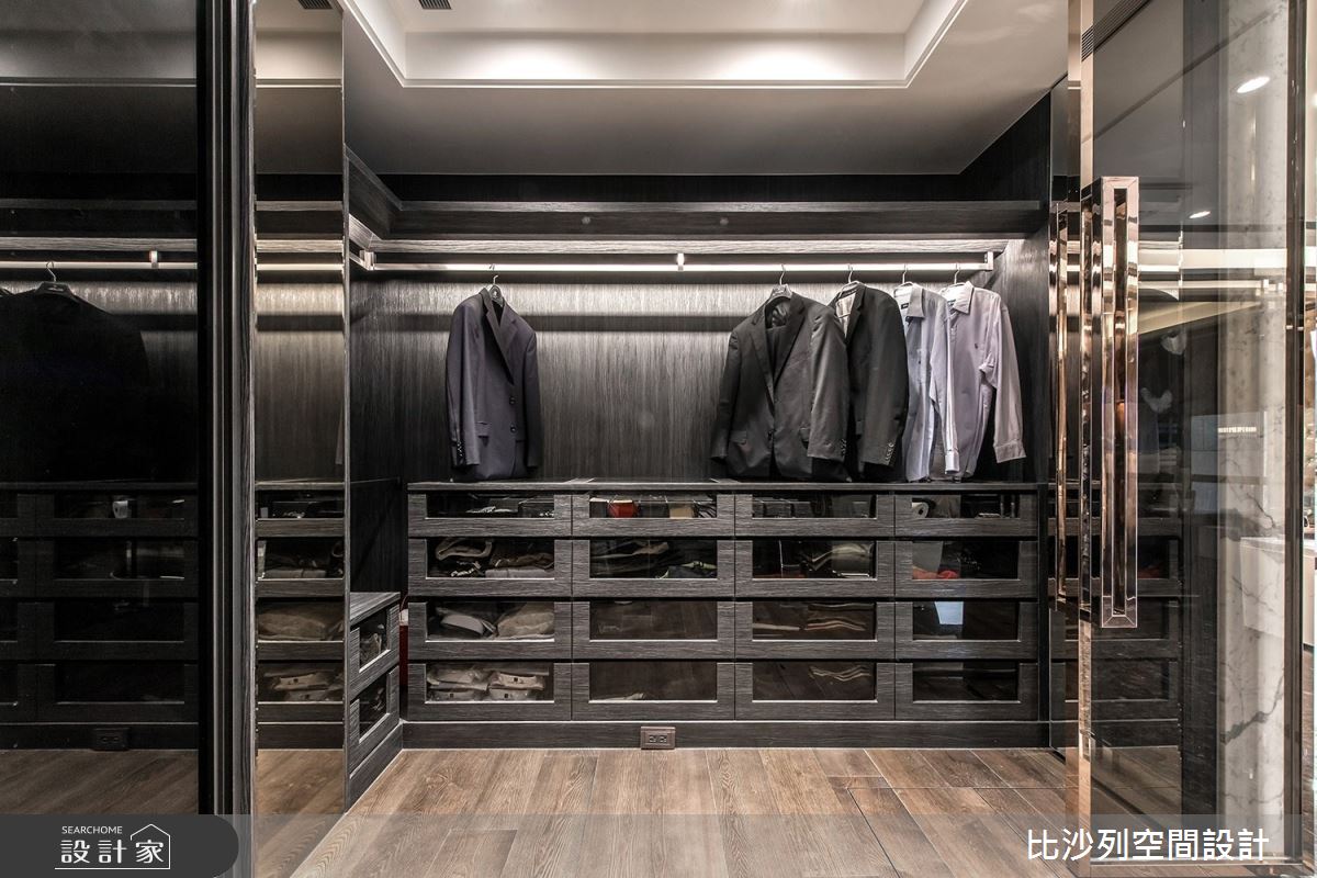 70坪新成屋(5年以下)＿現代風更衣間案例圖片＿比沙列空間設計＿比沙列_10之48