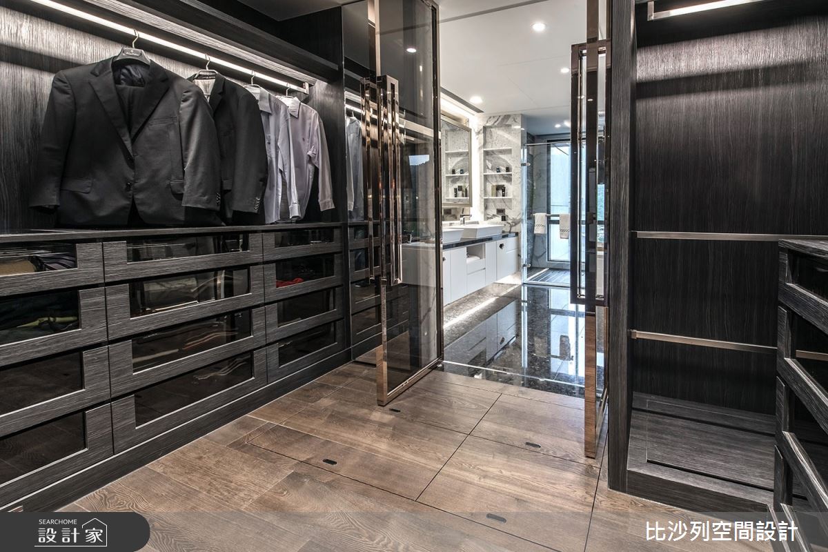 70坪新成屋(5年以下)＿現代風更衣間案例圖片＿比沙列空間設計＿比沙列_10之50