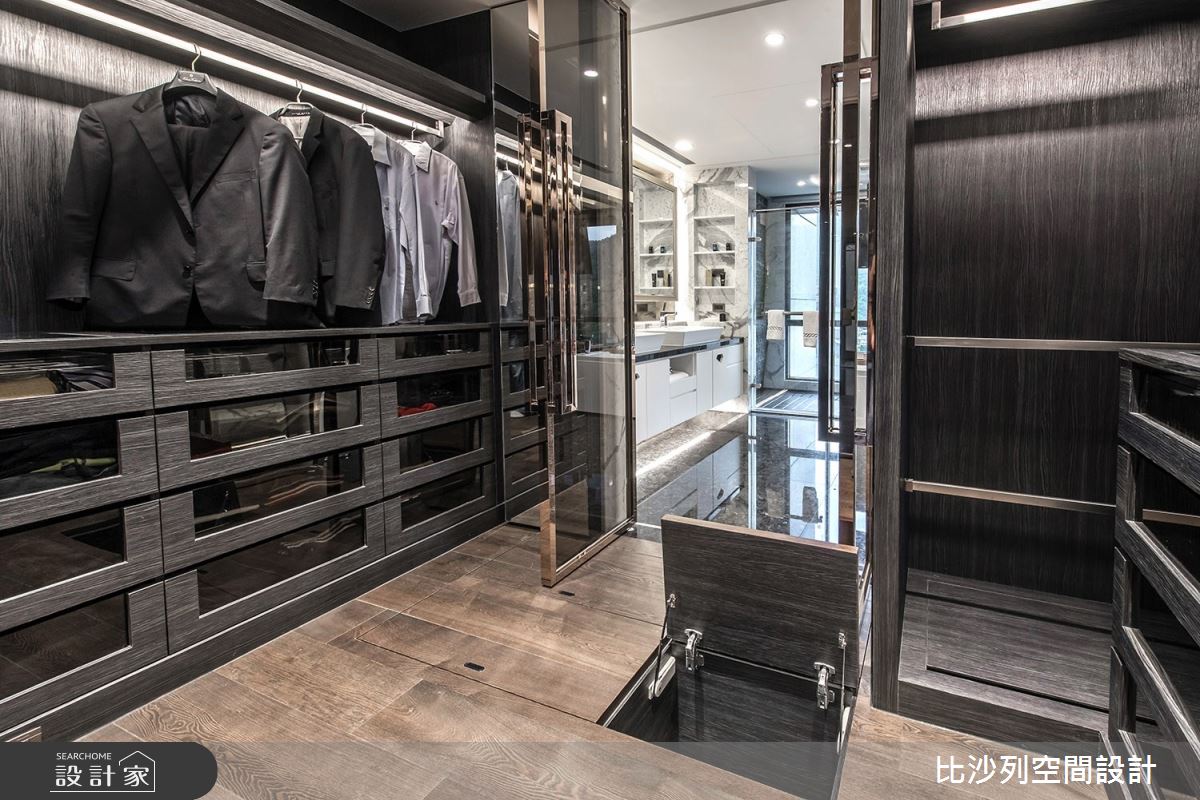 70坪新成屋(5年以下)＿現代風更衣間案例圖片＿比沙列空間設計＿比沙列_10之51