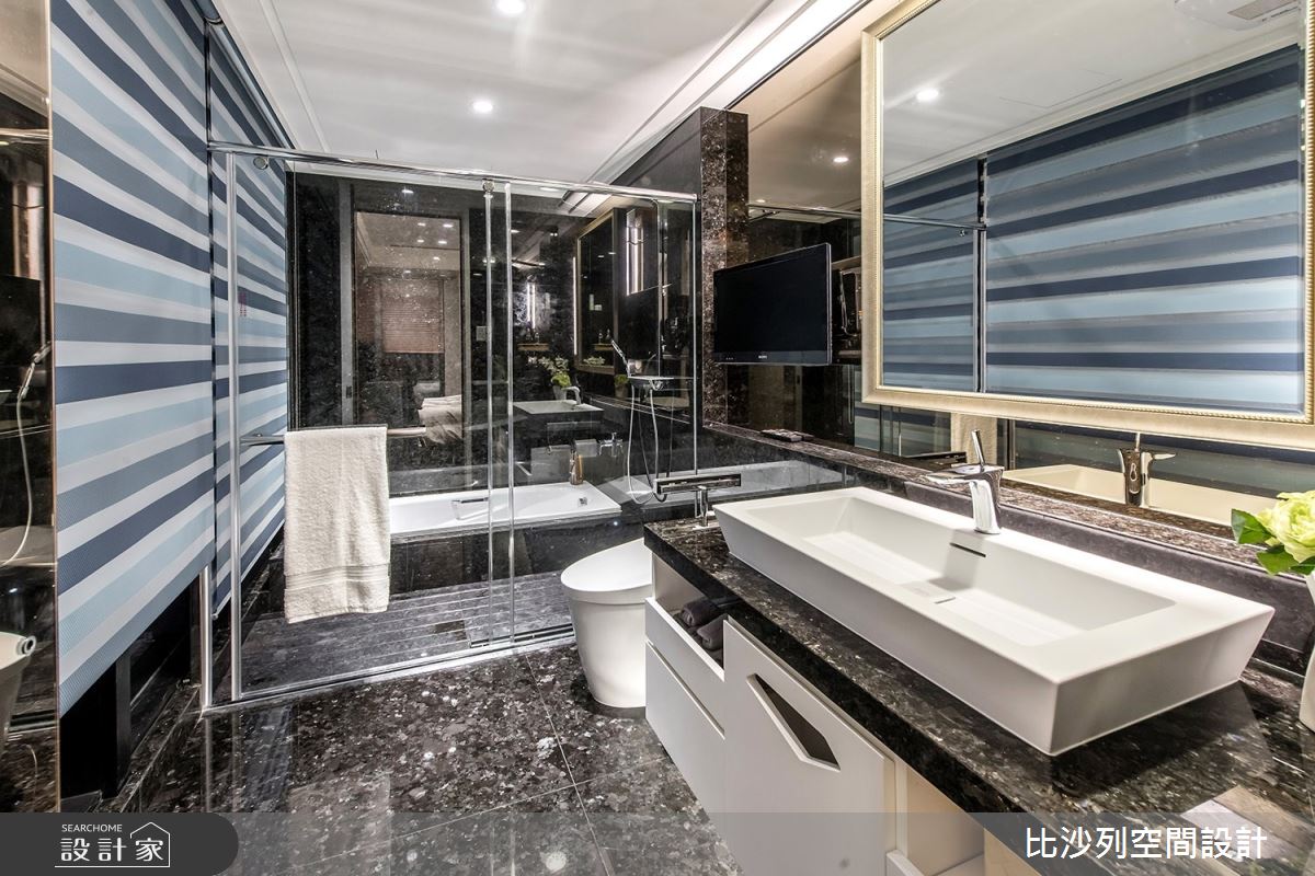 70坪新成屋(5年以下)＿現代風浴室案例圖片＿比沙列空間設計＿比沙列_10之60