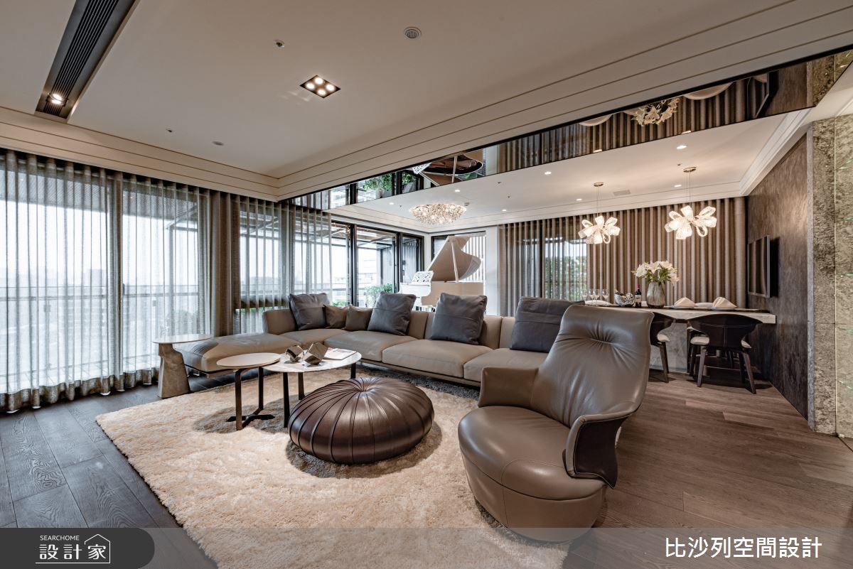 60坪新成屋(5年以下)＿奢華風案例圖片＿比沙列空間設計＿比沙列_11之12