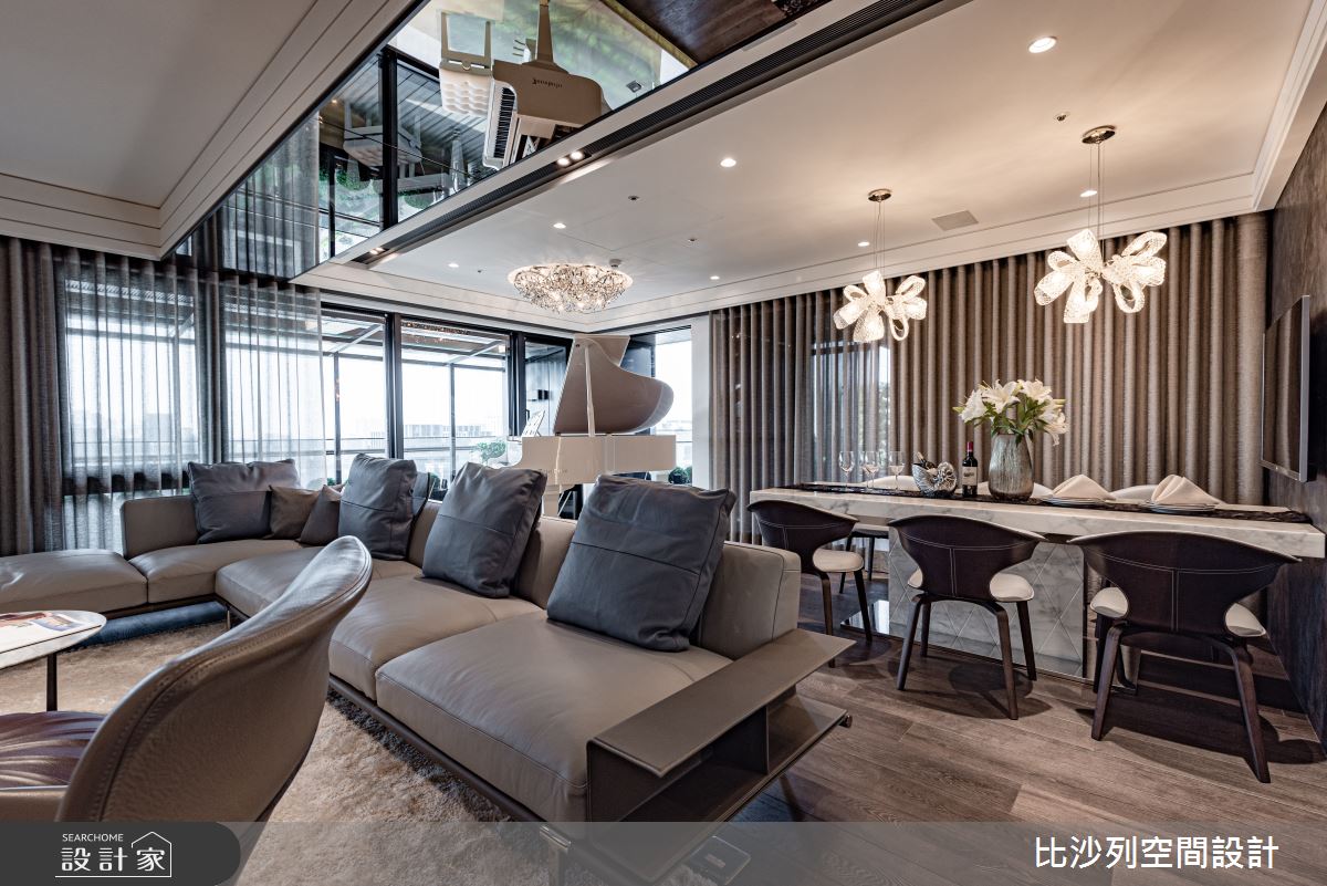 60坪新成屋(5年以下)＿奢華風案例圖片＿比沙列空間設計＿比沙列_11之21