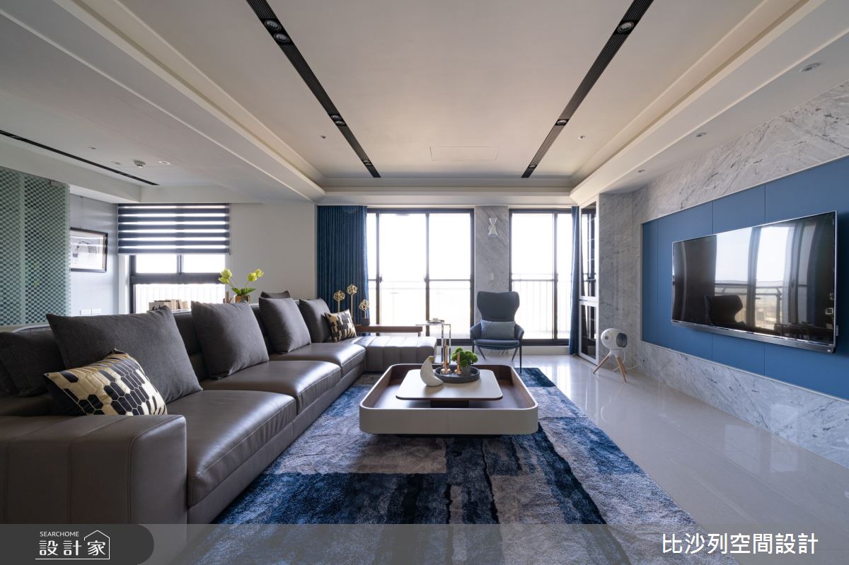 70坪新成屋(5年以下)＿現代風客廳案例圖片＿比沙列空間設計＿比沙列_12之5