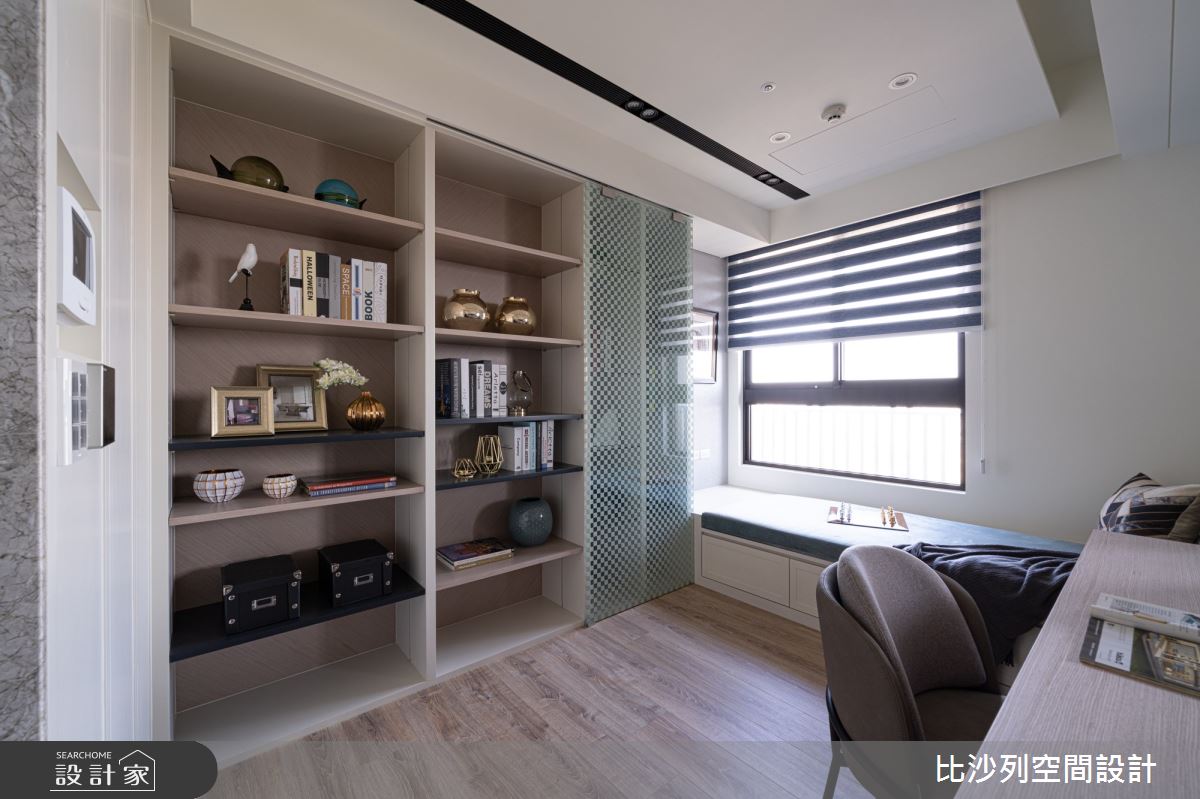 70坪新成屋(5年以下)＿現代風書房臥榻案例圖片＿比沙列空間設計＿比沙列_12之20