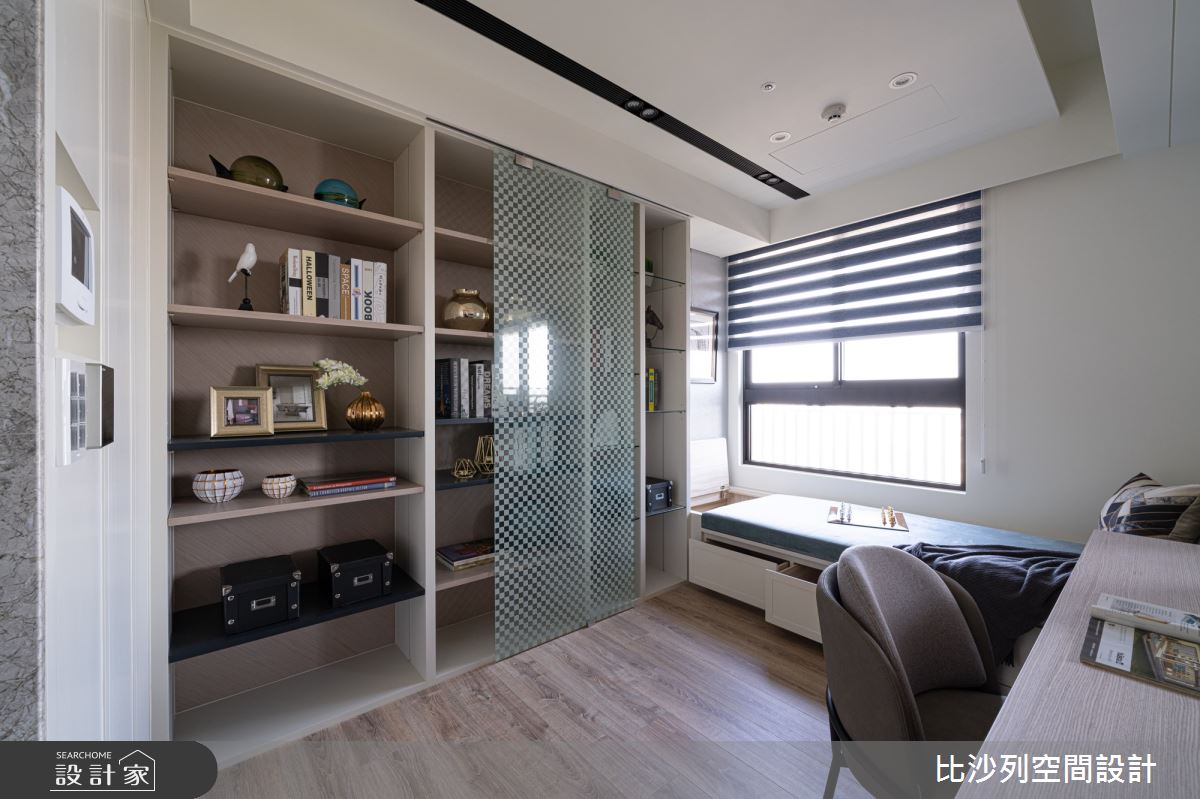 70坪新成屋(5年以下)＿現代風書房案例圖片＿比沙列空間設計＿比沙列_12之21