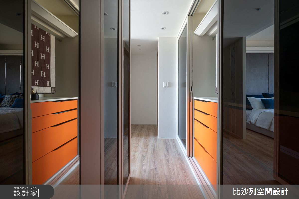 70坪新成屋(5年以下)＿現代風更衣間案例圖片＿比沙列空間設計＿比沙列_12之33