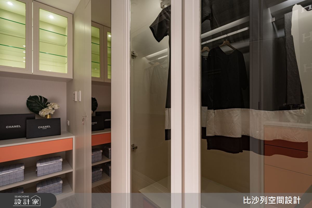 70坪新成屋(5年以下)＿現代風更衣間案例圖片＿比沙列空間設計＿比沙列_12之35