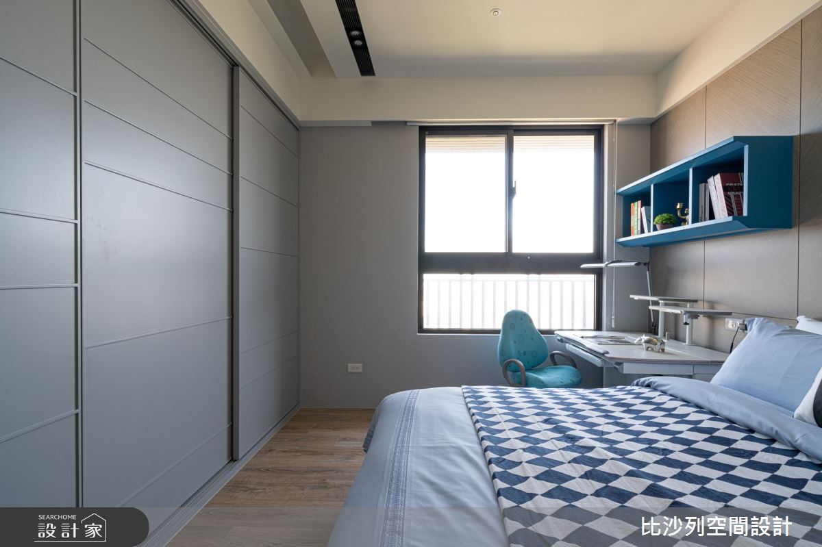 70坪新成屋(5年以下)＿現代風臥室案例圖片＿比沙列空間設計＿比沙列_12之39