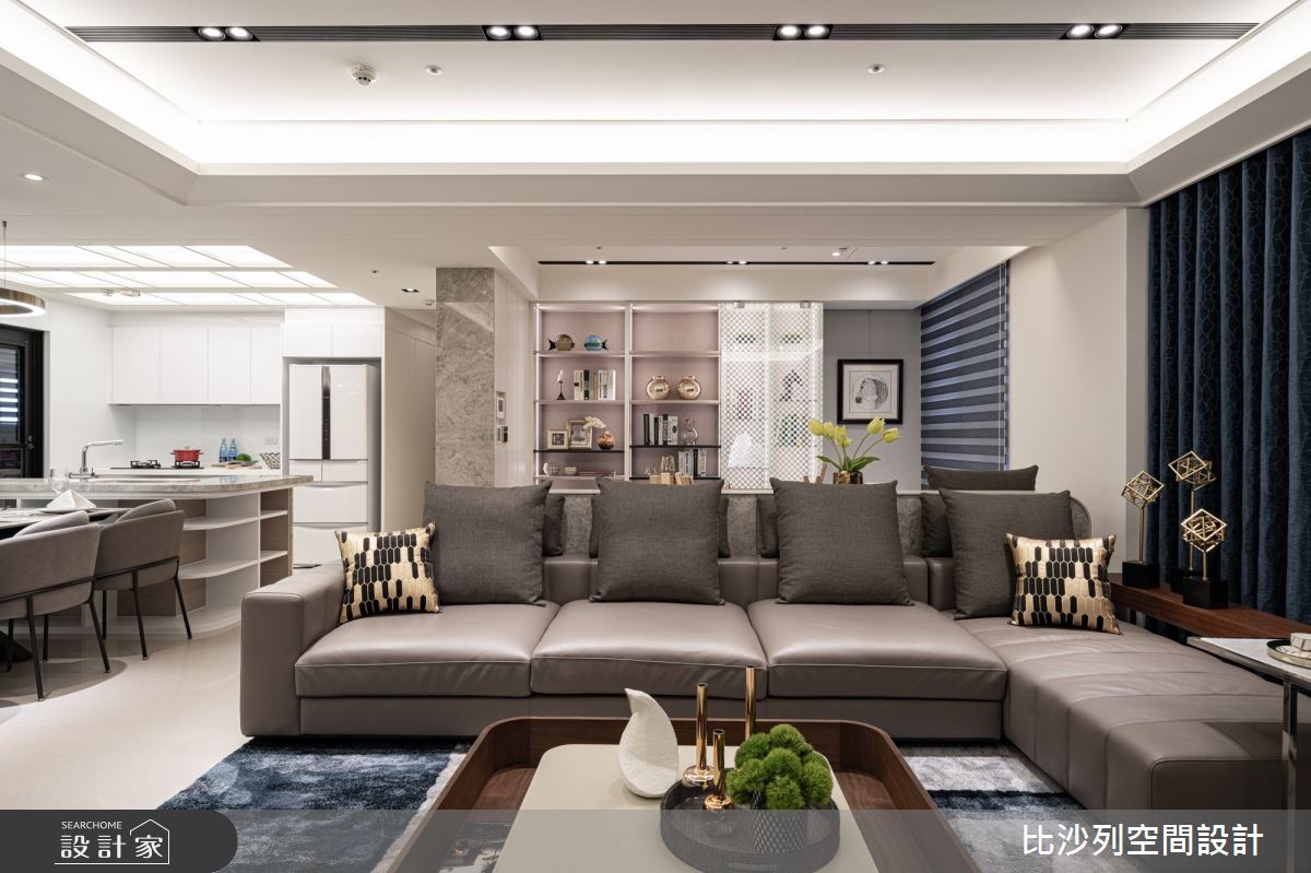 70坪新成屋(5年以下)＿現代風客廳案例圖片＿比沙列空間設計＿比沙列_12之46
