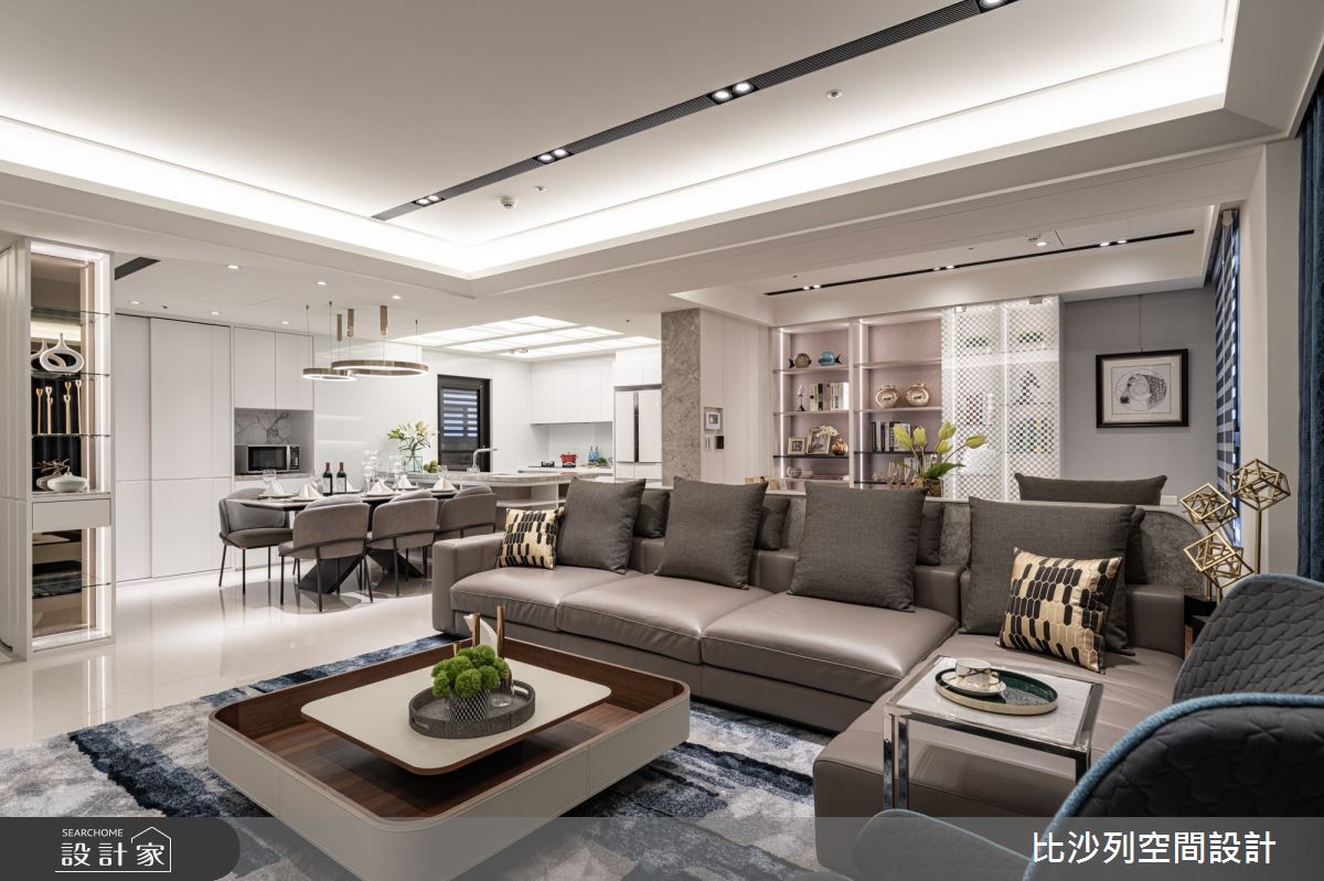 70坪新成屋(5年以下)＿現代風客廳案例圖片＿比沙列空間設計＿比沙列_12之47