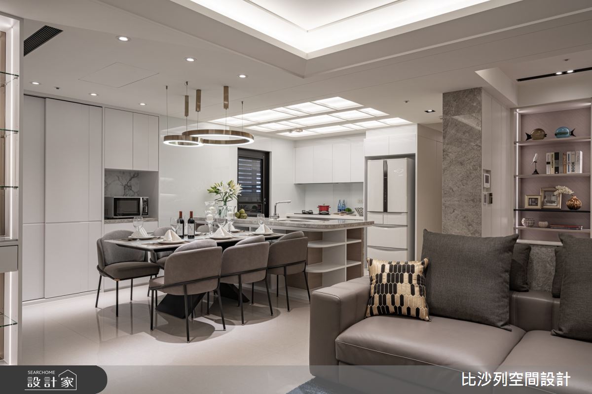 70坪新成屋(5年以下)＿現代風餐廳案例圖片＿比沙列空間設計＿比沙列_12之49